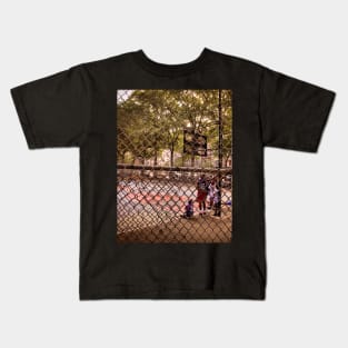 Harlem Basketball Playground Hamilton Heights NYC Kids T-Shirt